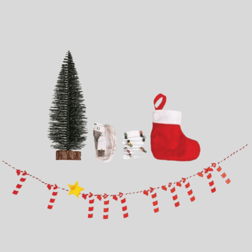 DIY Desktop Holiday Decorations