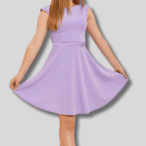 Cap Sleeve Fit & Flare Dress Lilac - Tween