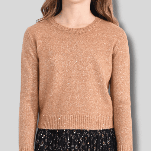 Shimmer Crewneck Sweater - Tween (2 Colors)