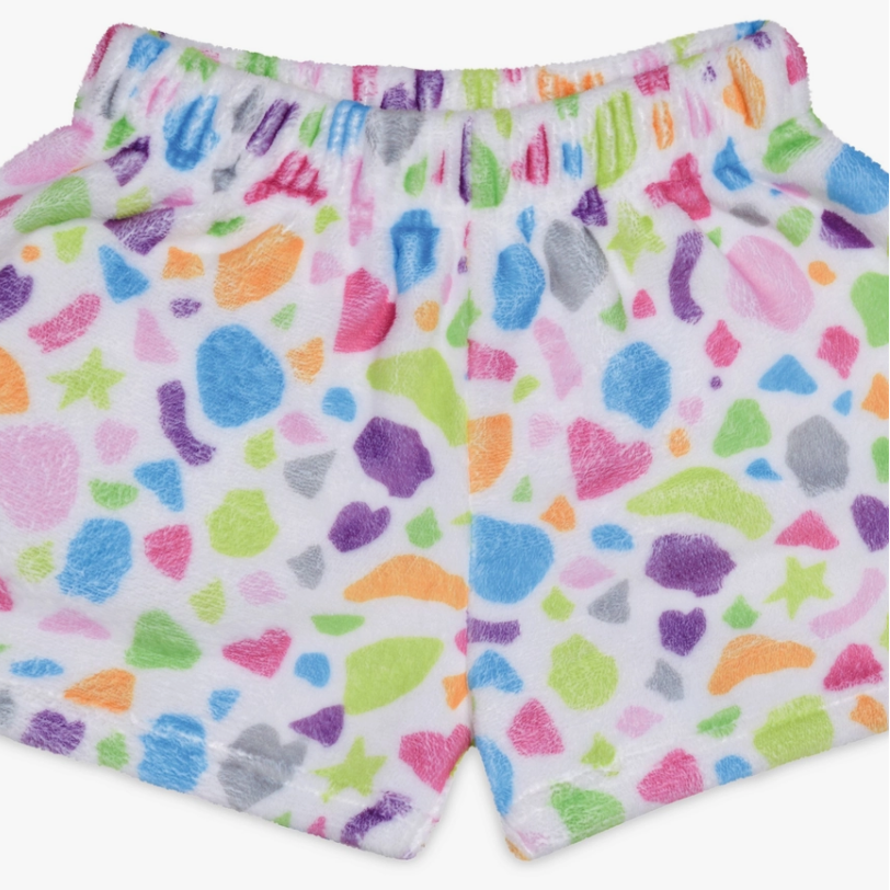 Fuzzy Shorts - Mosaic