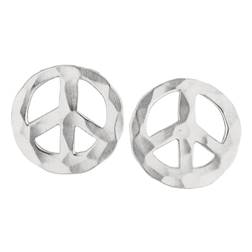 Earrings - Peace Studs 570