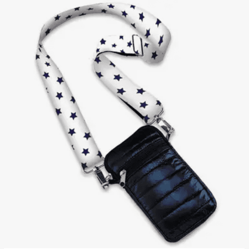 Puffer Cell Phone Bag - Navy