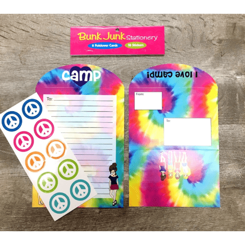 Foldover Notecards - Tie Dye Camp