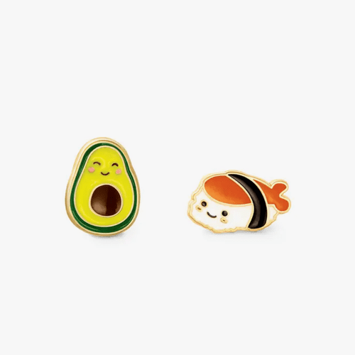 Earrings - Guac and Roll Studs